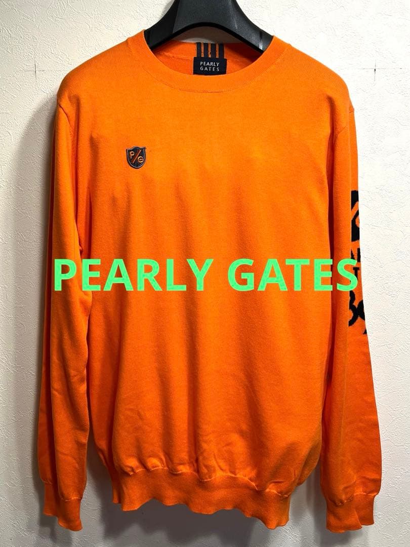 PEARLY GATES パーリーゲイツ　セーター　オレンジ