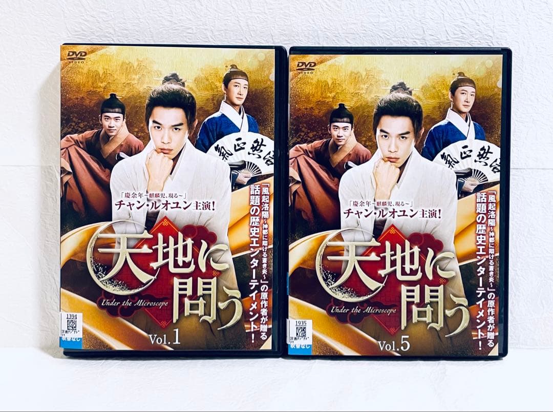 天地に問う　【全7巻】　レンタル版DVD 全巻セット　チャン・ルオユン