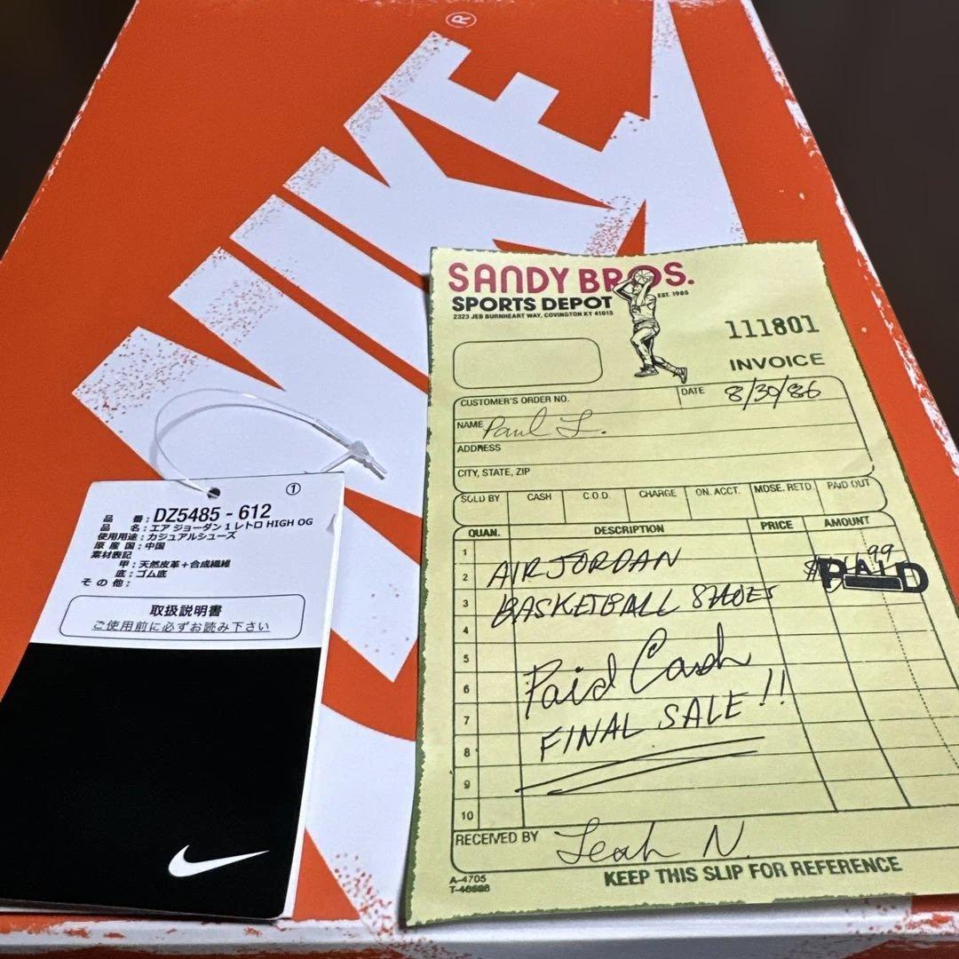 NIKE AIR JORDAN １HIGH OG CHICAGO