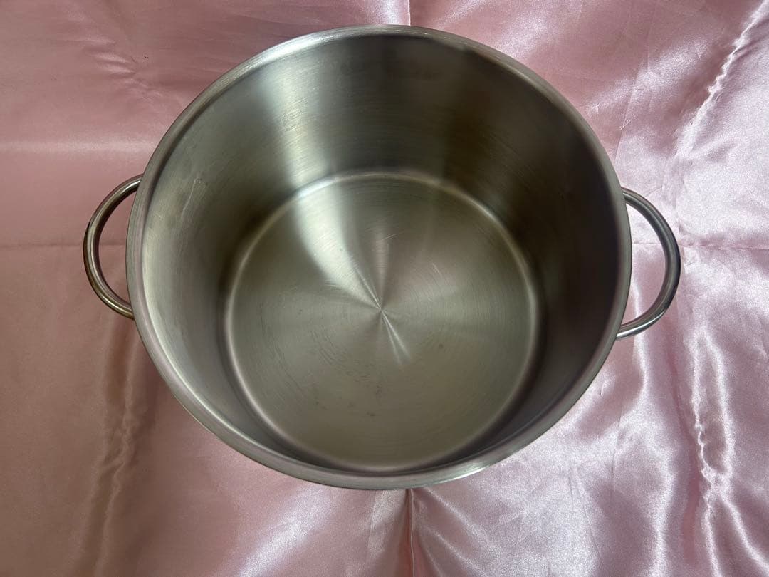 フィスラー 24cm ステンレス製両手鍋 ガラス蓋付き