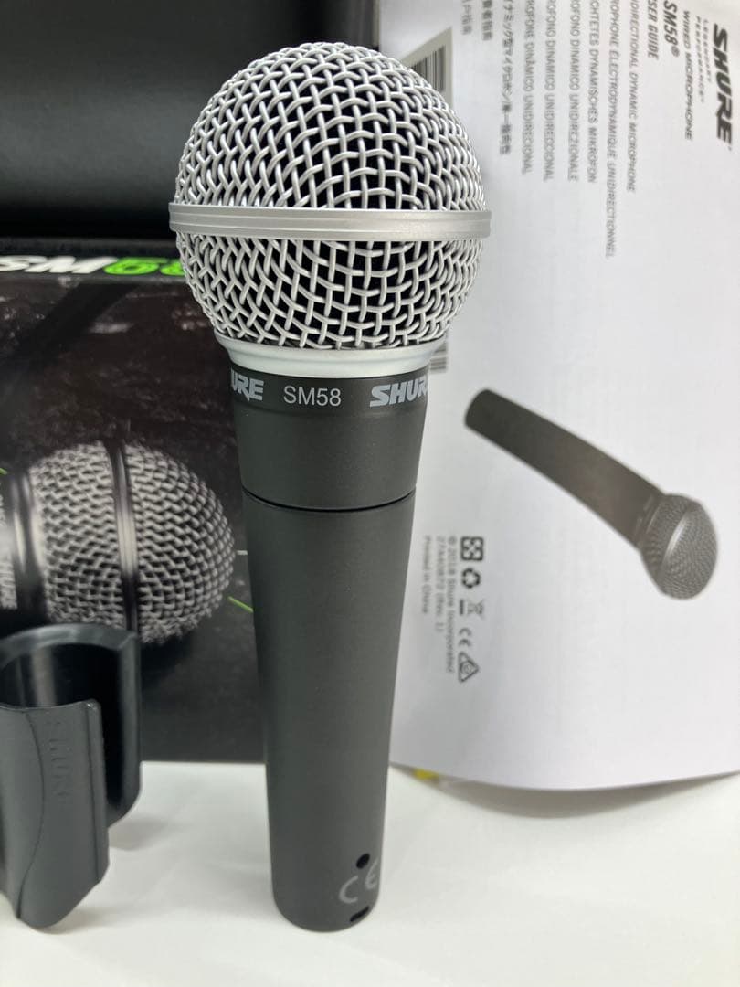 SHURE シュア SM58 ダイナミックマイク 未使用 箱付き 【A934】