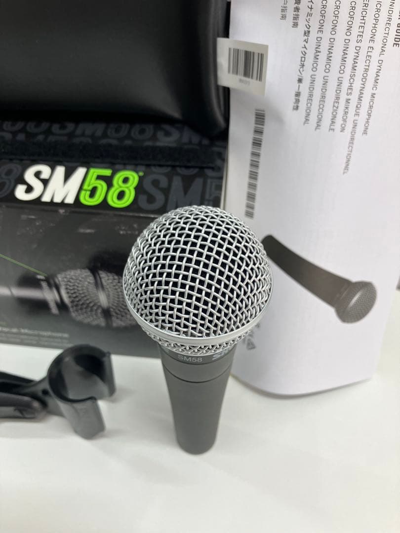 SHURE シュア SM58 ダイナミックマイク 未使用 箱付き 【A934】