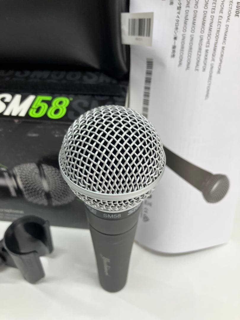 SHURE シュア SM58 ダイナミックマイク 未使用 箱付き 【A934】