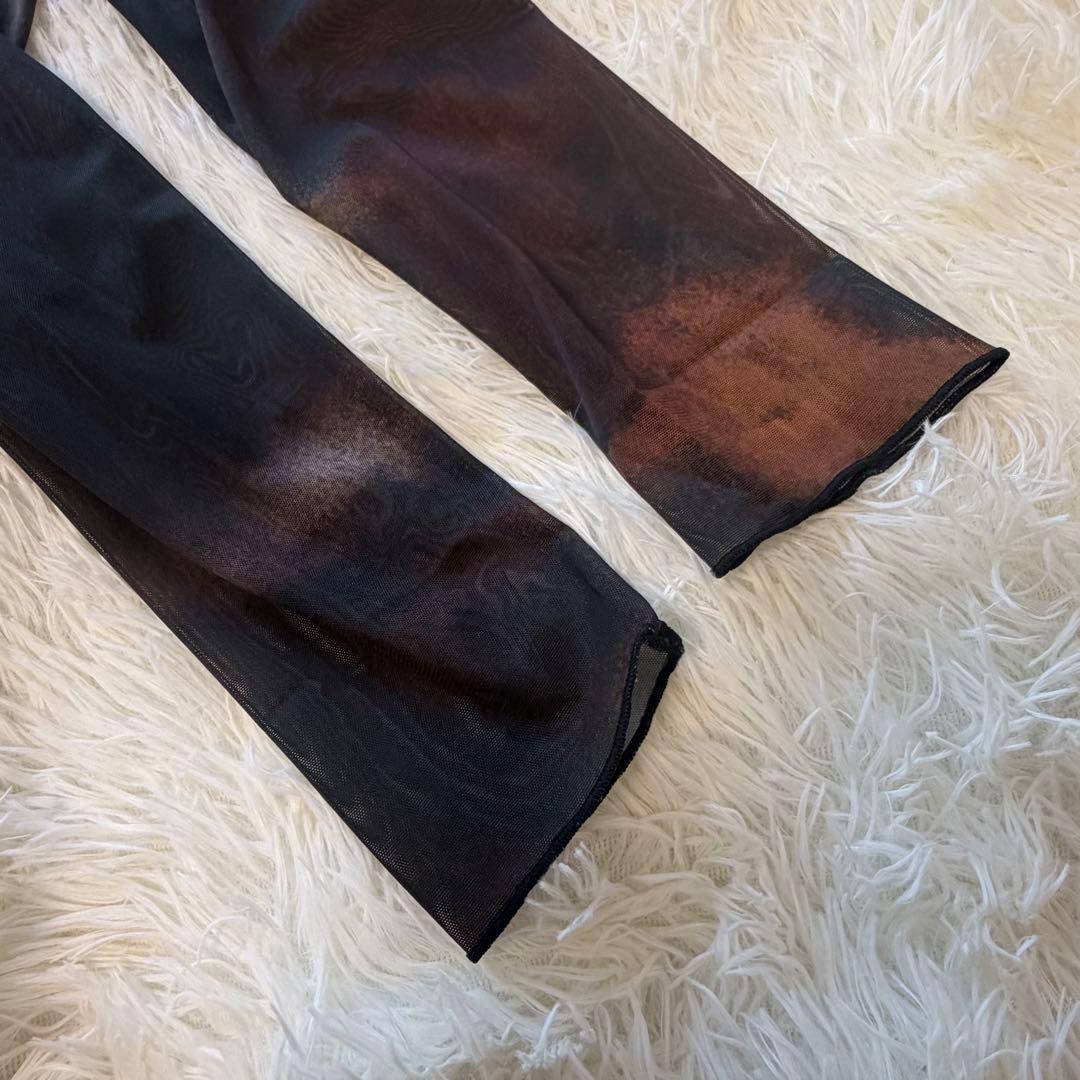 美品　AMERI MIRANDA TAIDAI SHEER LONG TOP