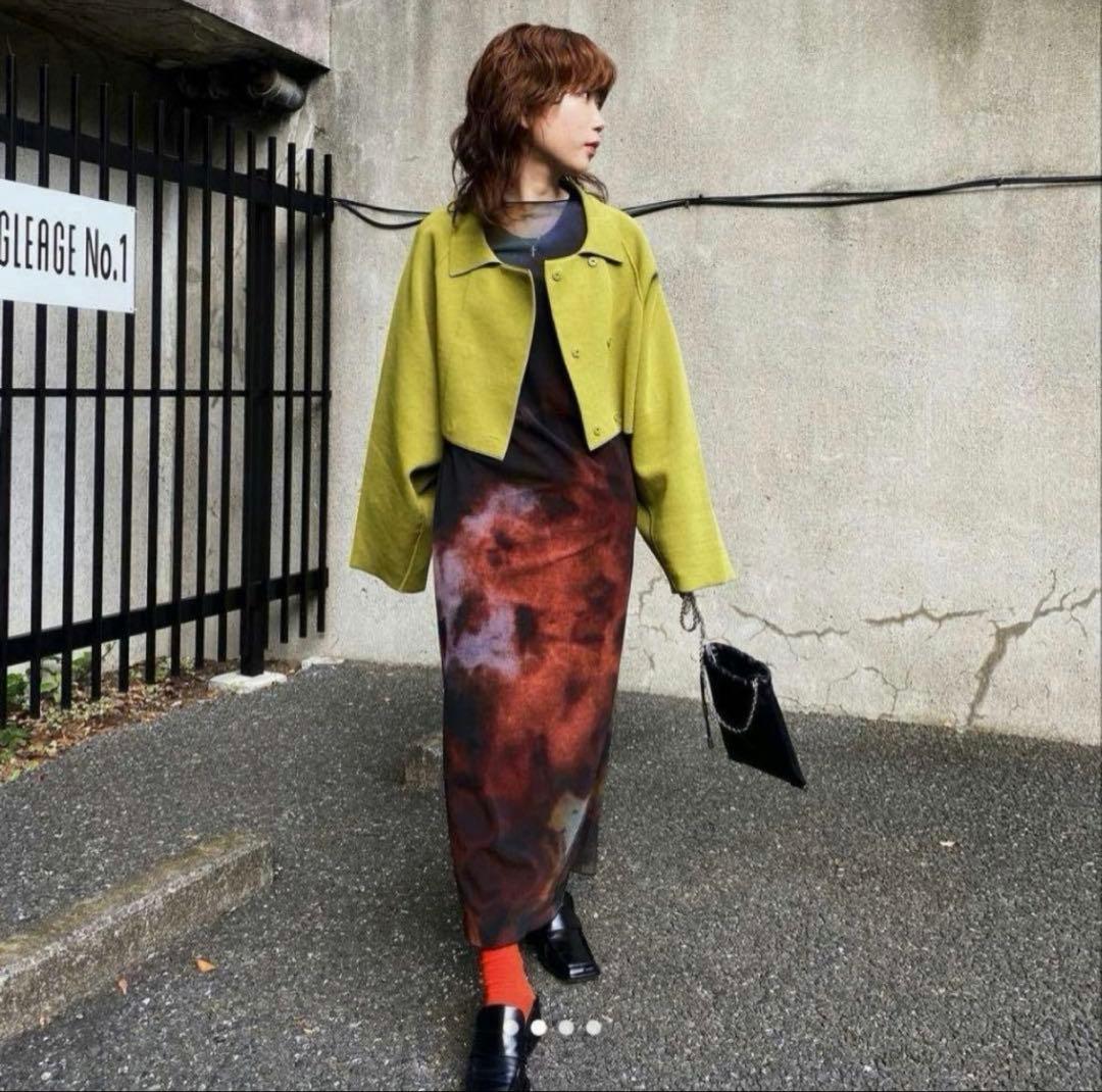 美品　AMERI MIRANDA TAIDAI SHEER LONG TOP