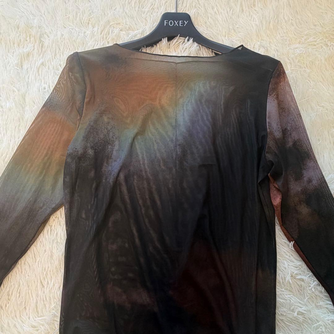 美品　AMERI MIRANDA TAIDAI SHEER LONG TOP