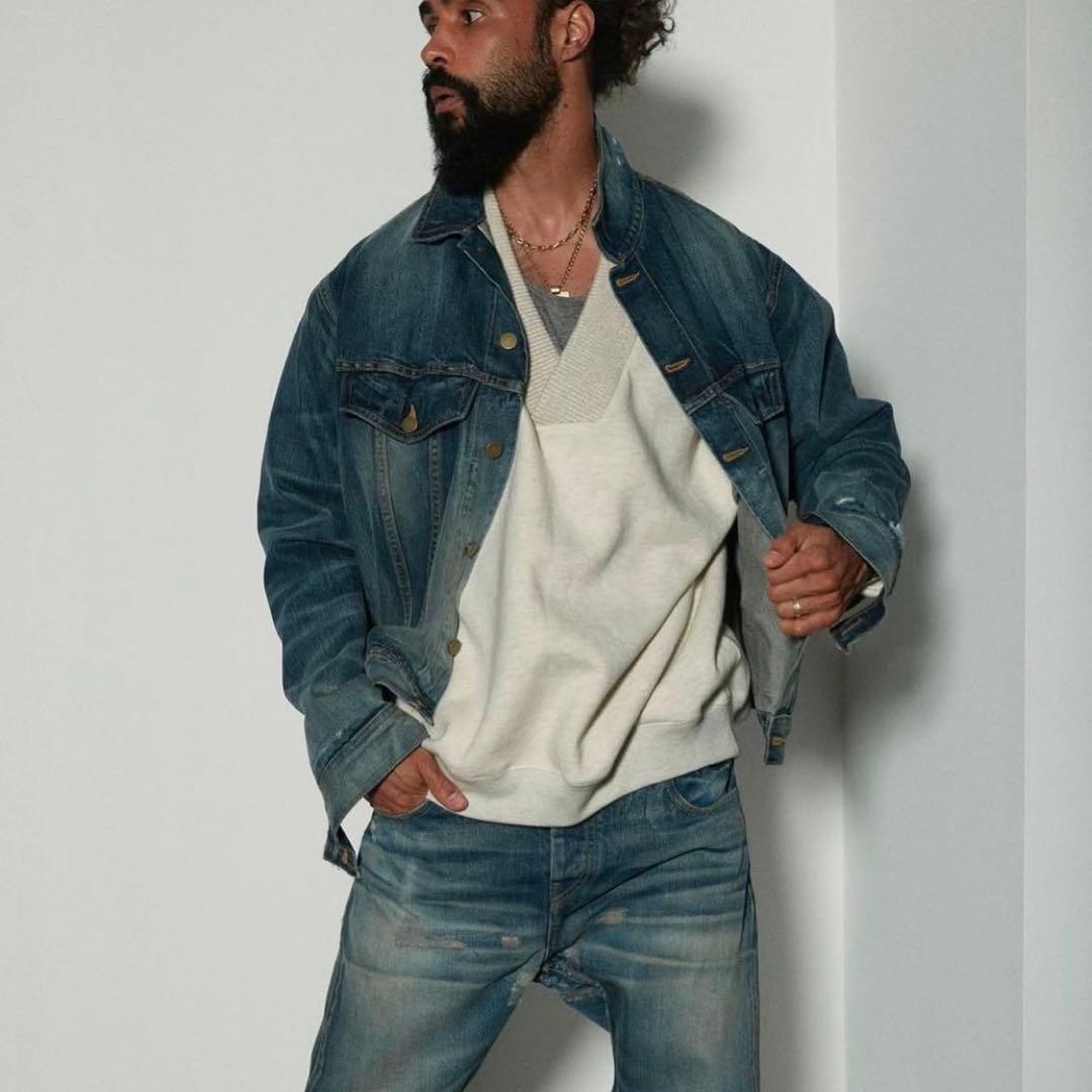 Fear of God 7th 3year ヴィンテージ デニムジャケット　L