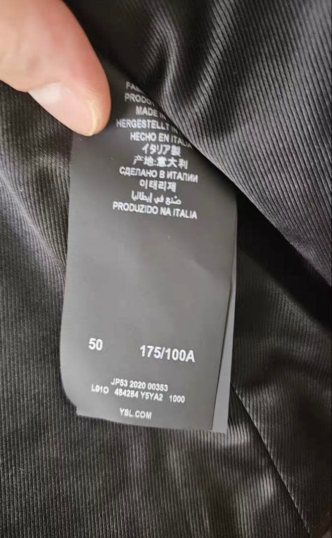極美品　SAINT LAURENT ライダース　L01 50