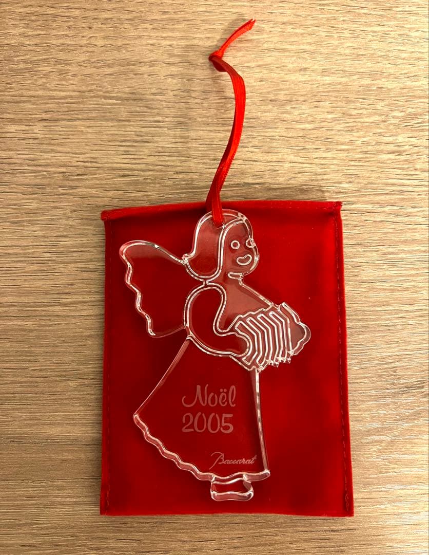 Baccarat Noël 2005 クリスマスオーナメント　天使　Angel