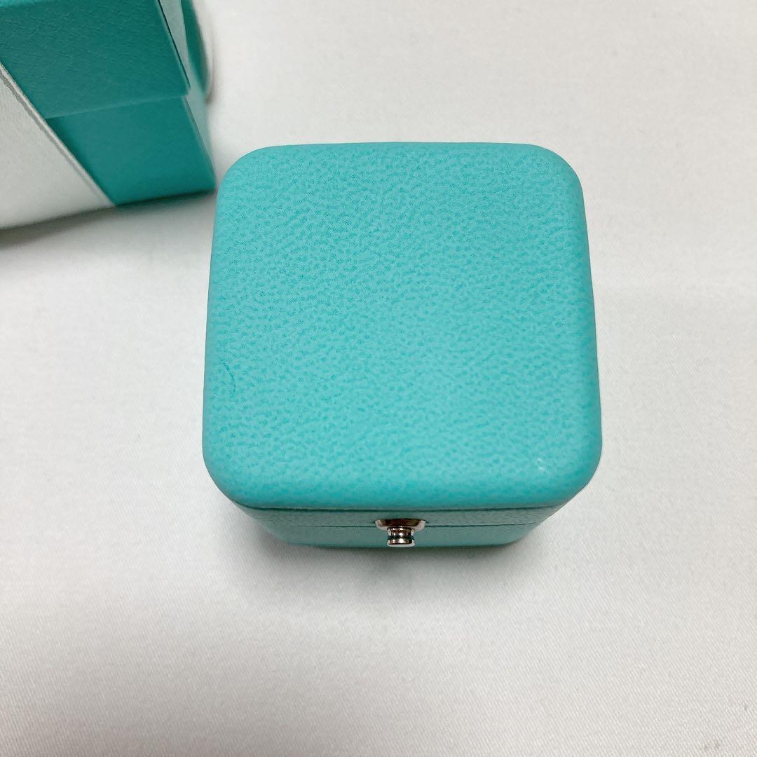 美品　ティファニー　リングケース　指輪入れ　空箱　リボン付き　ブルーボックス　A