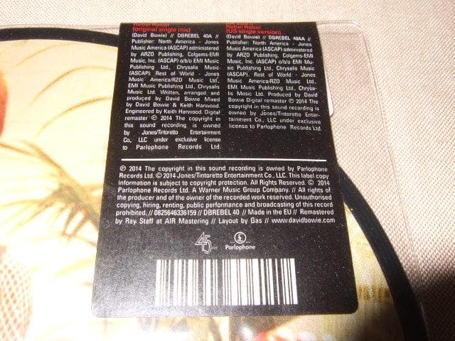 DAVID BOWIE,新品未開封,7インチ,デヴィッド・ボウイ