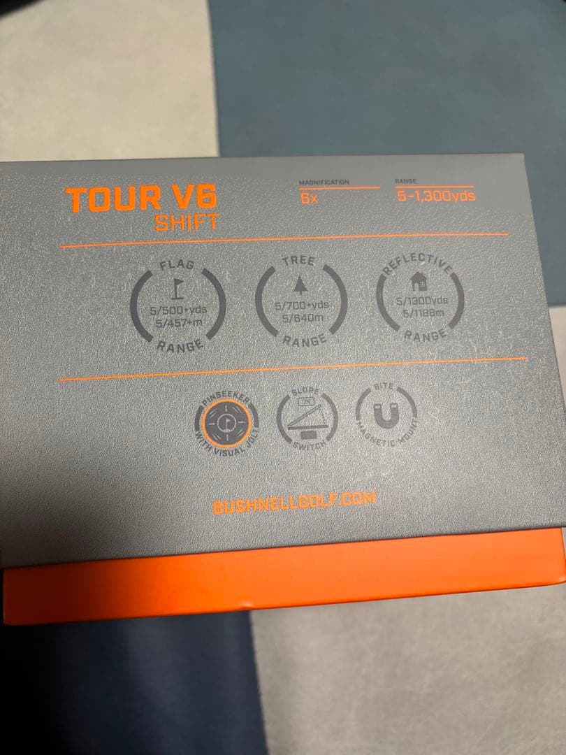 Bushnell V6 SHIFT ゴルフ用距離計　おまけ付き 値下げしました