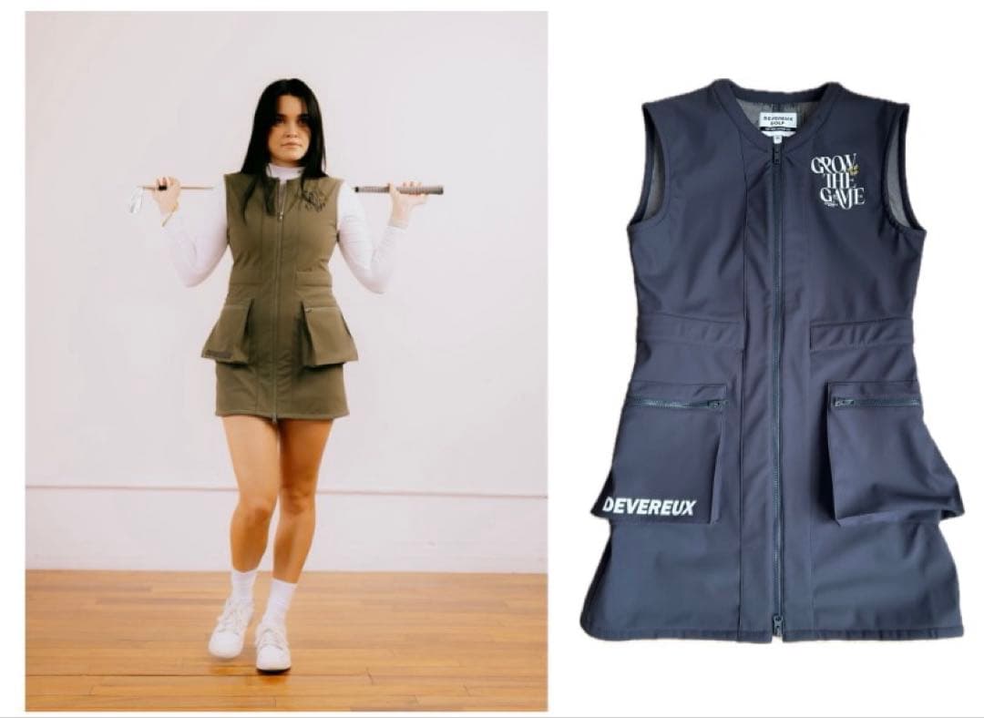 M【美品】DEVEREUX GOLF（デヴァローゴルフ）ジャンプスカート