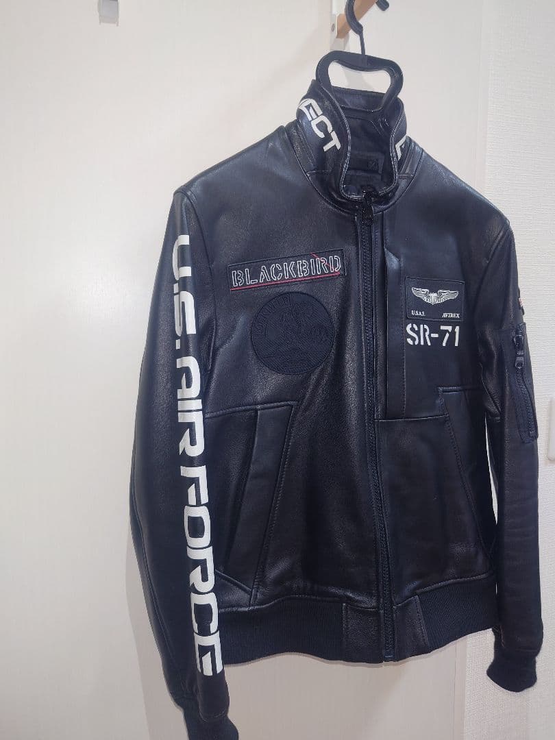 AVIREX レザージャケット ブラックバード BLACKBIRD