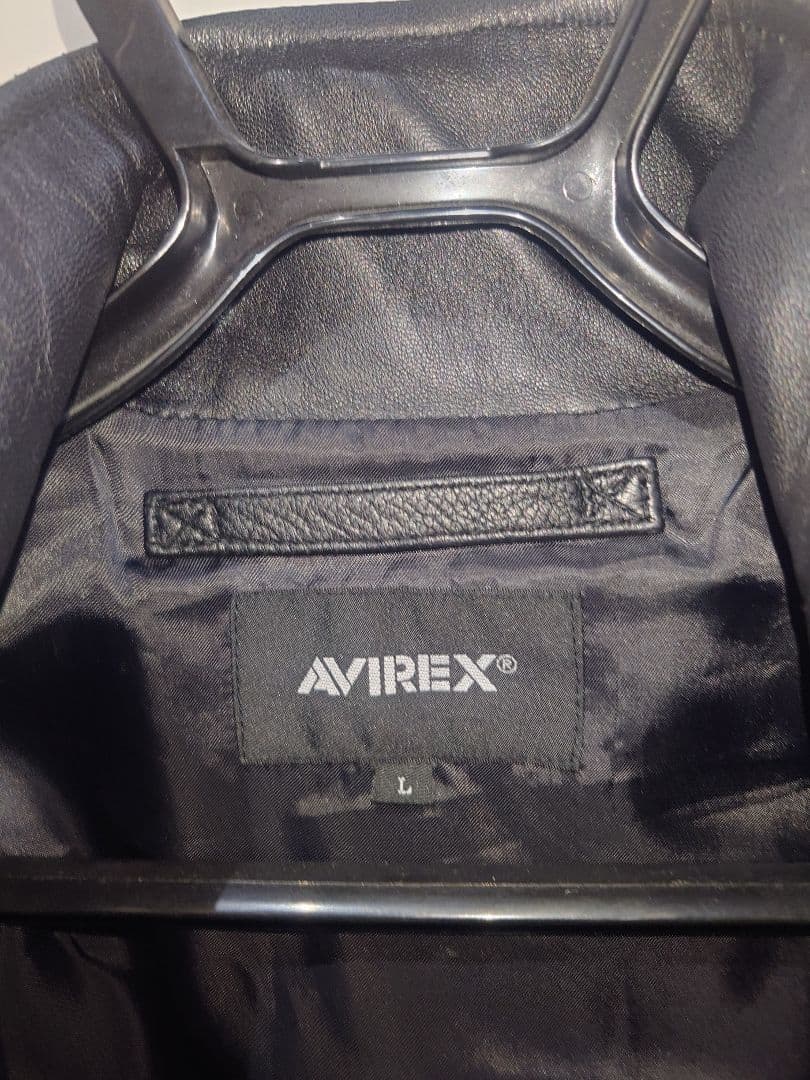 AVIREX レザージャケット ブラックバード BLACKBIRD