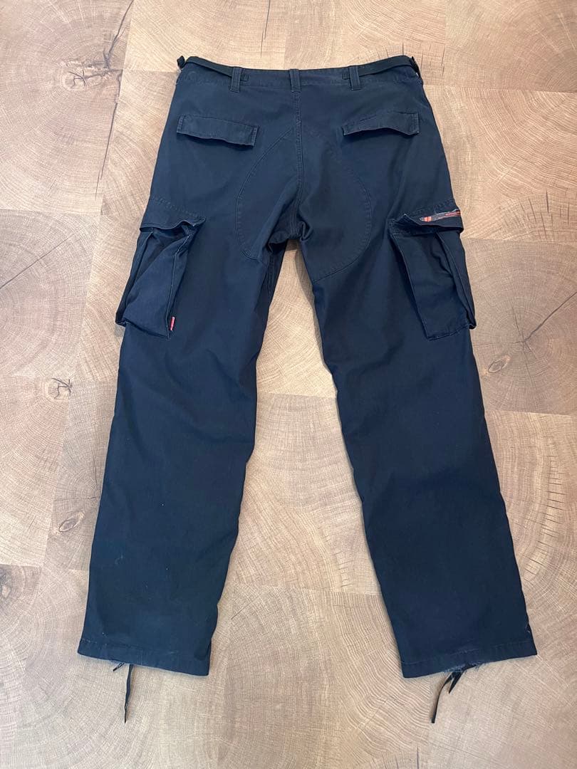 【希少アーカイブ】WTAPS リップストップ カーゴパンツ 黒 ダブルタップス