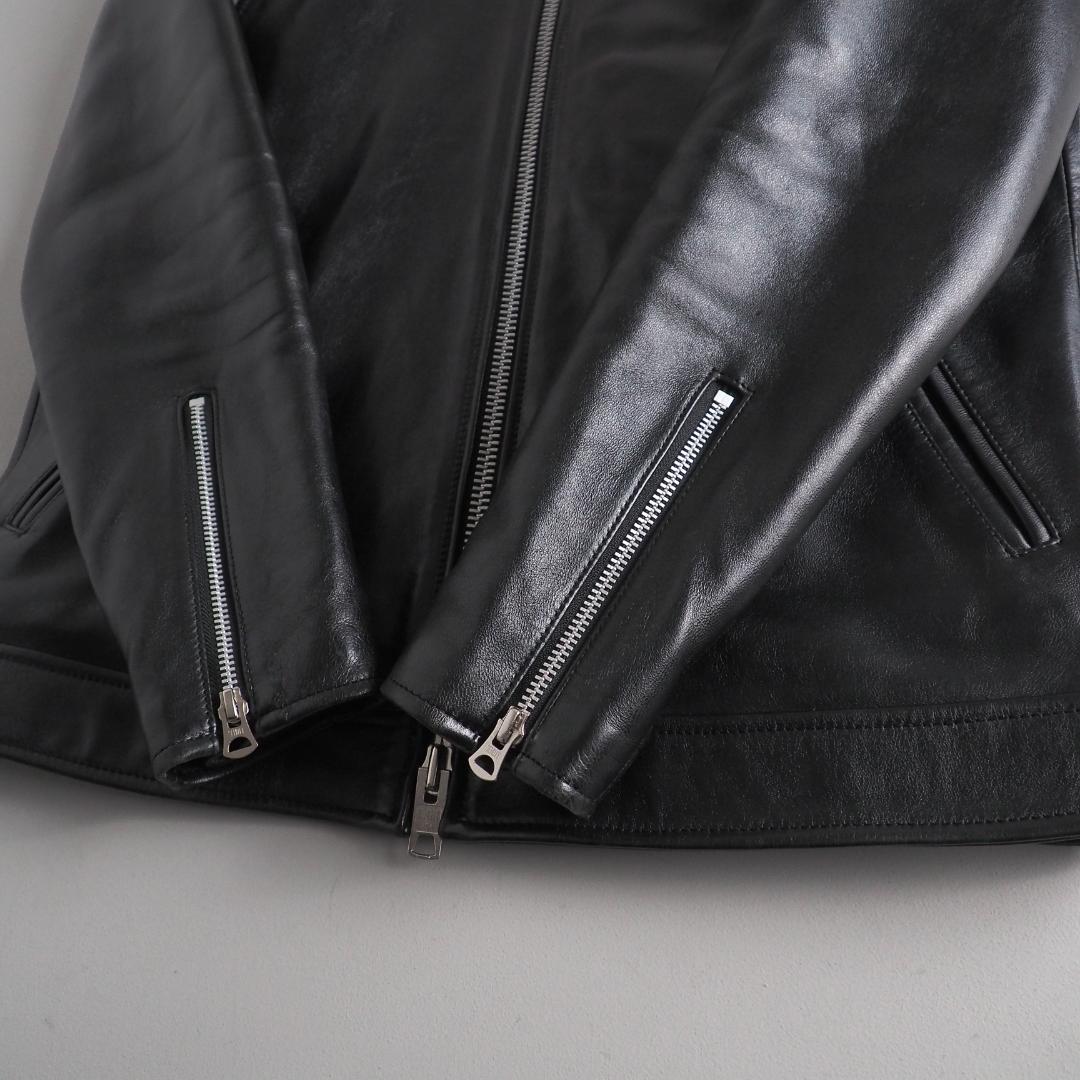 Schott　Lサイズ　ラムレザー　シングルライダースジャケット　美品