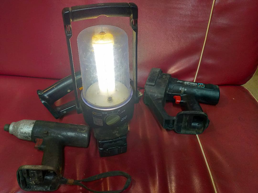 ナショナル　旧型充電工具　４種　マキタアダプター付