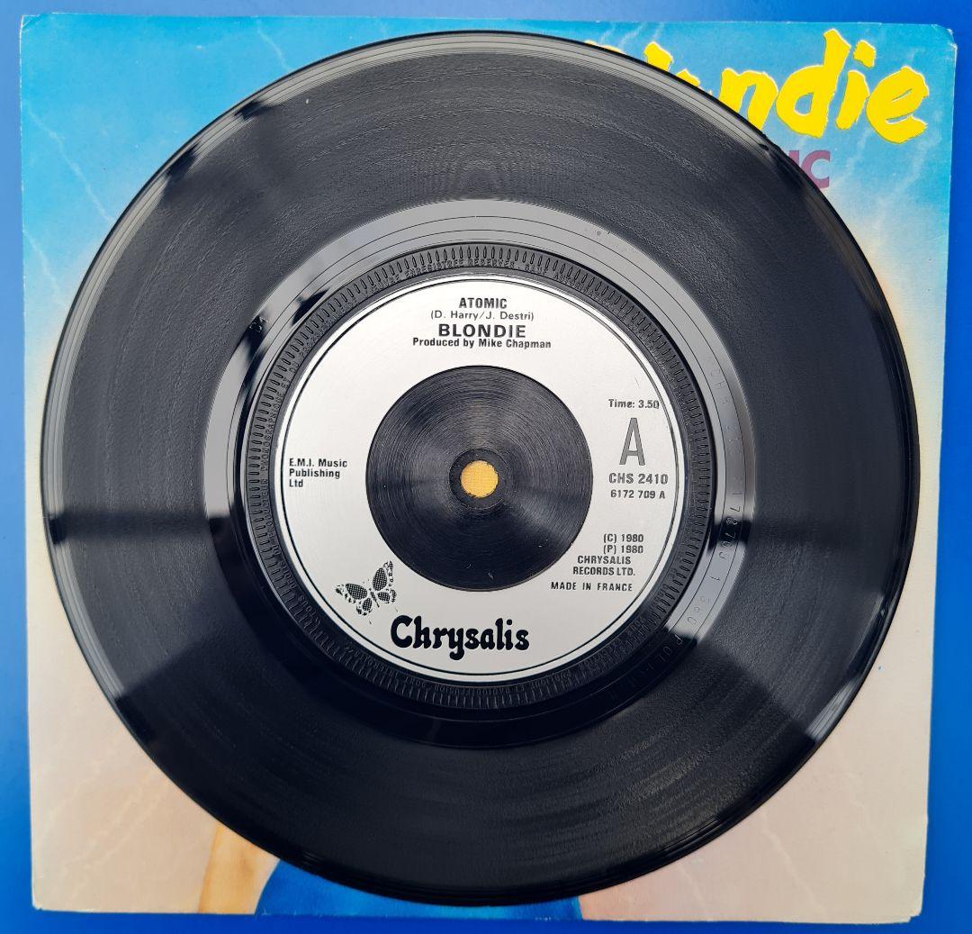Blondie - Atomic 7\" UK レコード