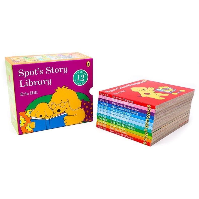 Spots Story Library 12冊 Eric Hill 英語 絵本