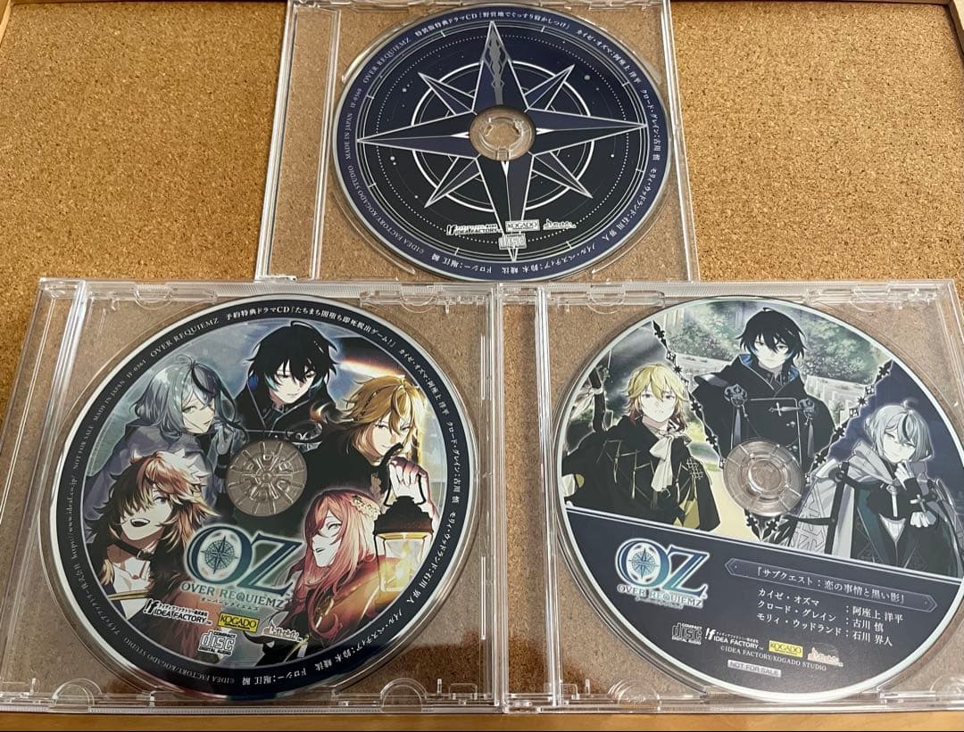 OVER REQUIEMZ ゲーム・ドラマCD・缶バッジセット