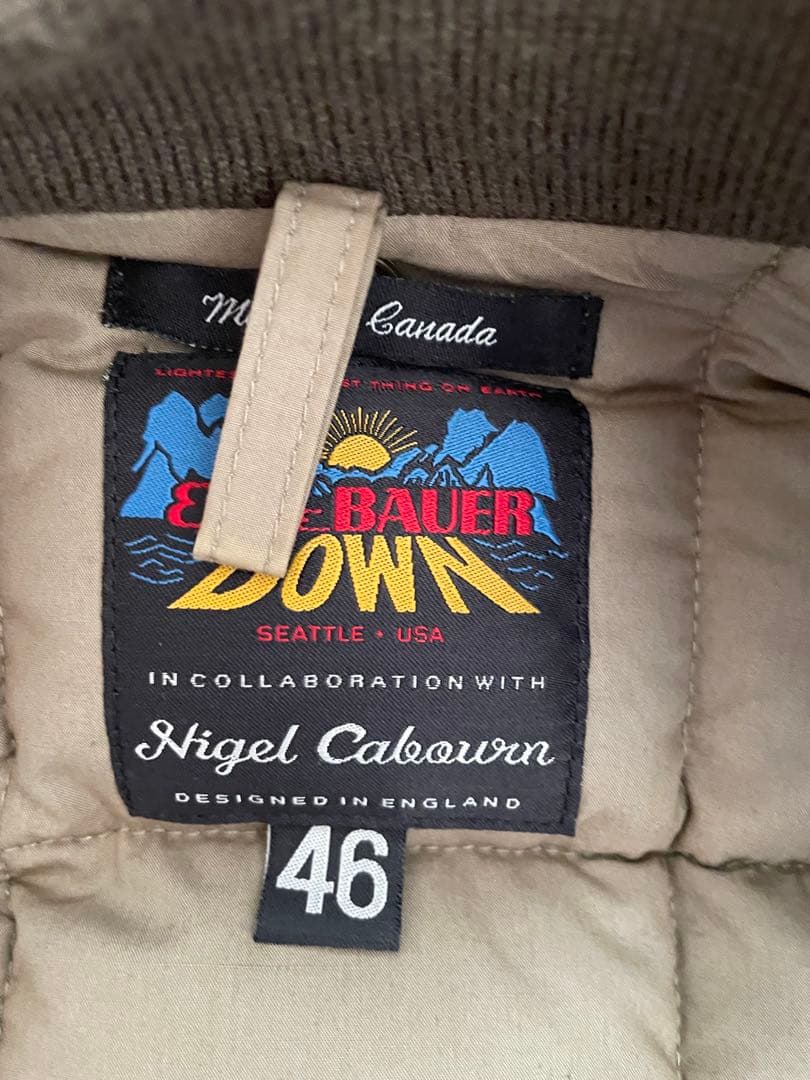 Eddie Bauer Nigel Cabourn コラボ ダウンベスト 46