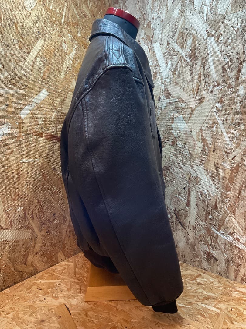 ビッグサイズ SADDLERY COOPER ゴートスキン A-2 46R