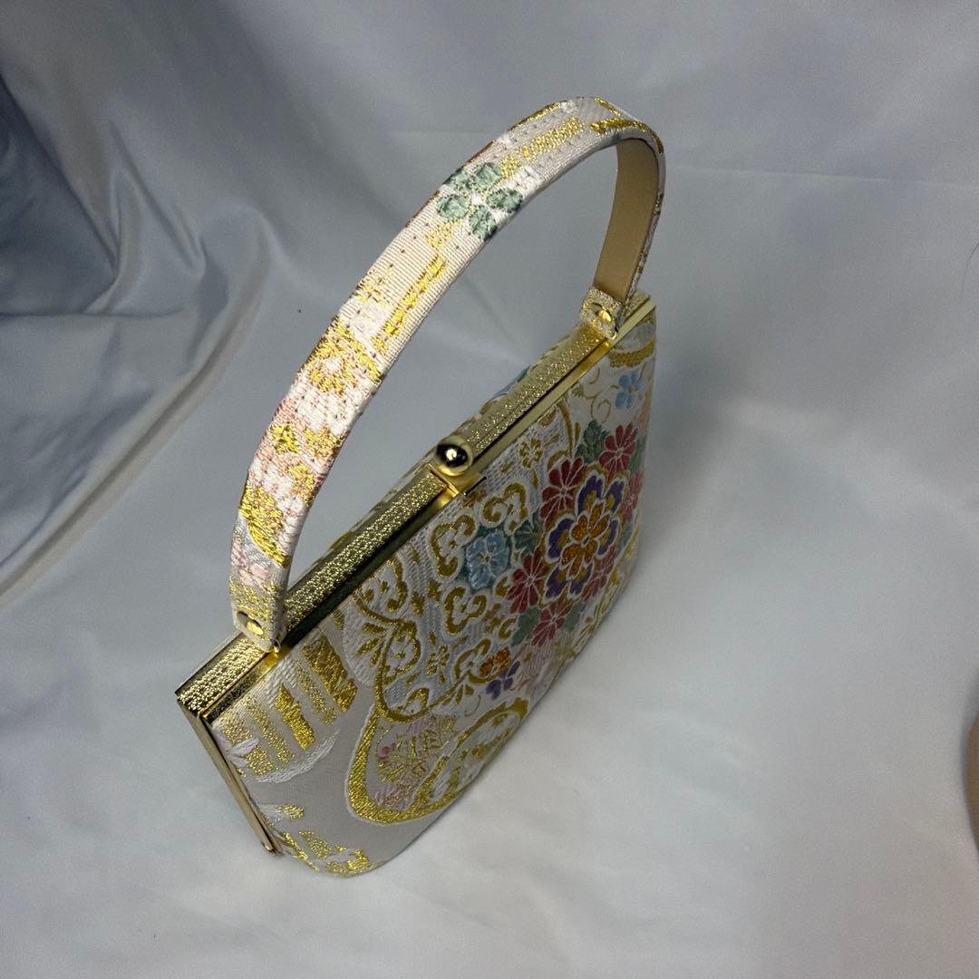 新品　訳あり　フォーマル系　訪問着　草履　バッグ　セット　Lサイズ　正絹帯地