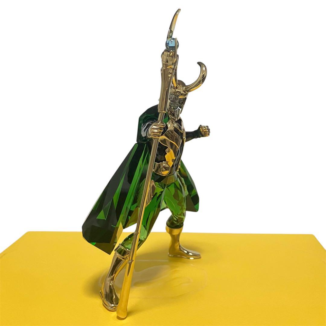 定11.5万 未使用MARVEL スワロフスキー ロキ マイティソー フィギュア