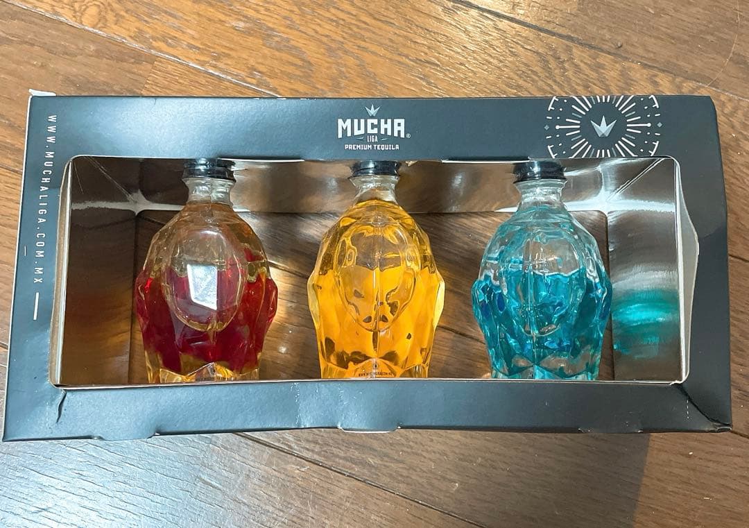 訳あり ムチャリガ ミニチュア3本セット 各100ml テキーラ 40度