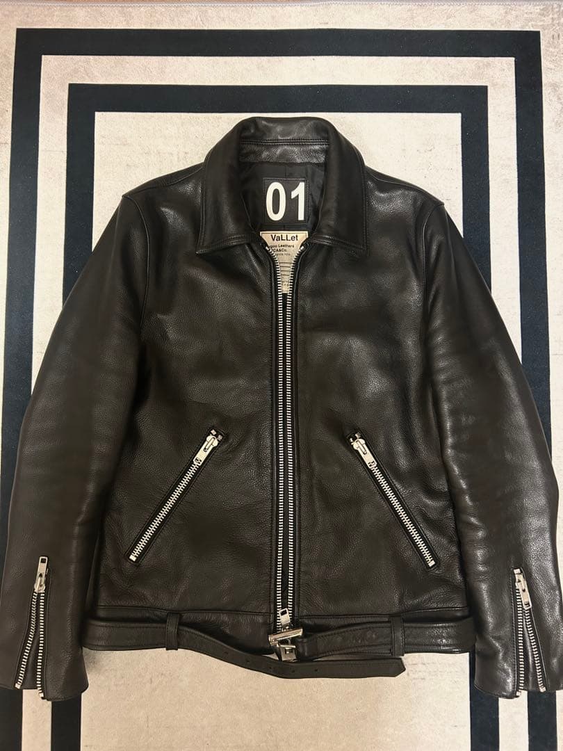 VaLLet 01 シングルライダースジャケット　vibeca Mサイズ