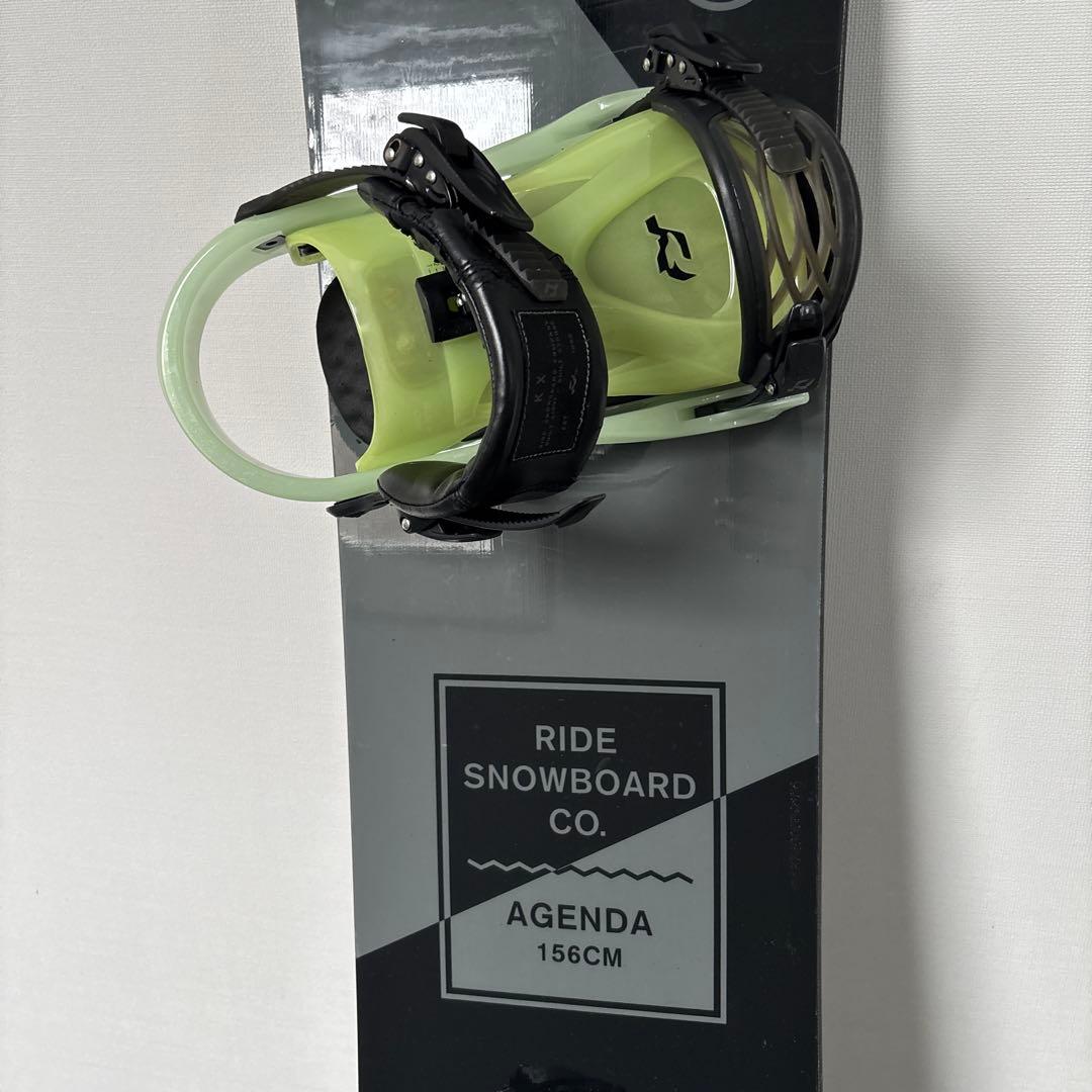 RIDE BOARD AGENDA 156cm ビンディング付き