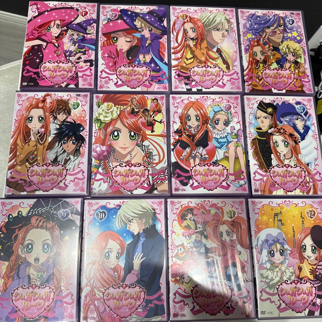 【入手困難】シュガシュガルーン DVD まとめ売り　全てカード付き