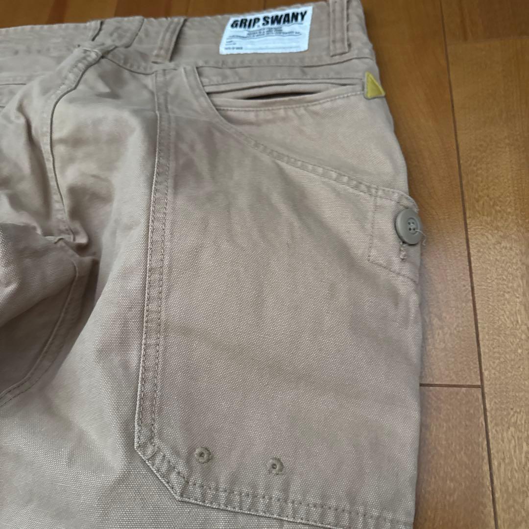 GRIP SWANY ベージュ ワークパンツ