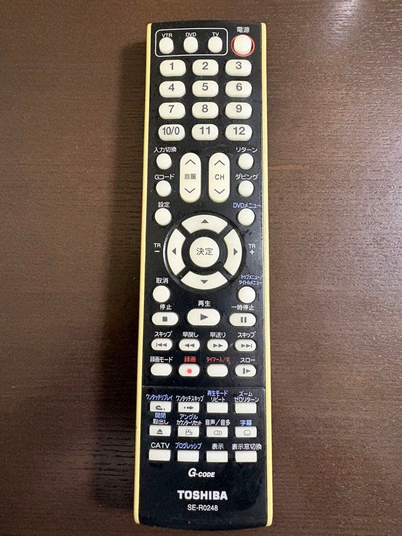 TOSHIBA D-VR5 DVD/VTR一体型録画機 VHS DVDレコーダ