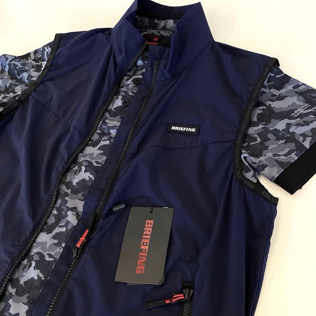 新品　BRIEFING　正規品　MENS WIND VEST ネイビー