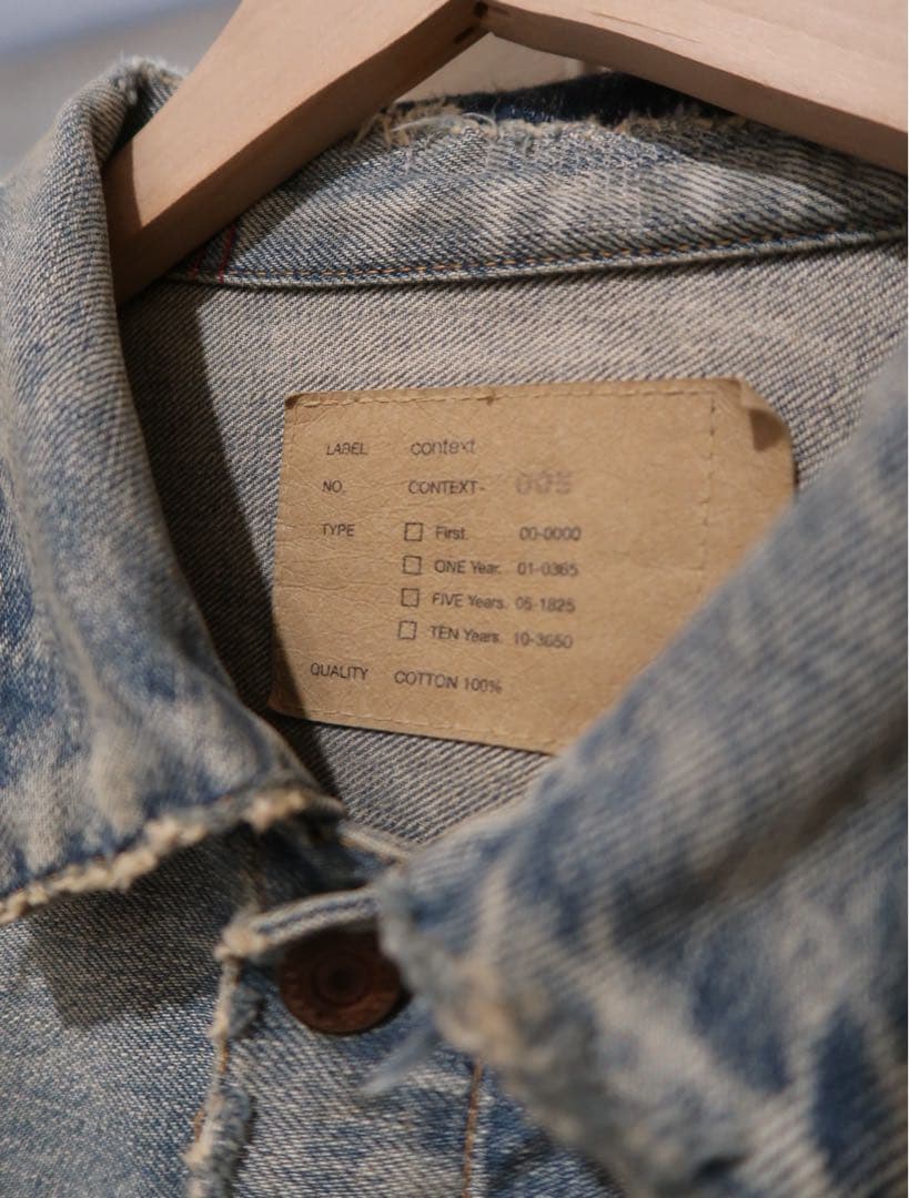 【24SS】ANACHRONORM ハードリメイク 1st デニムジャケット