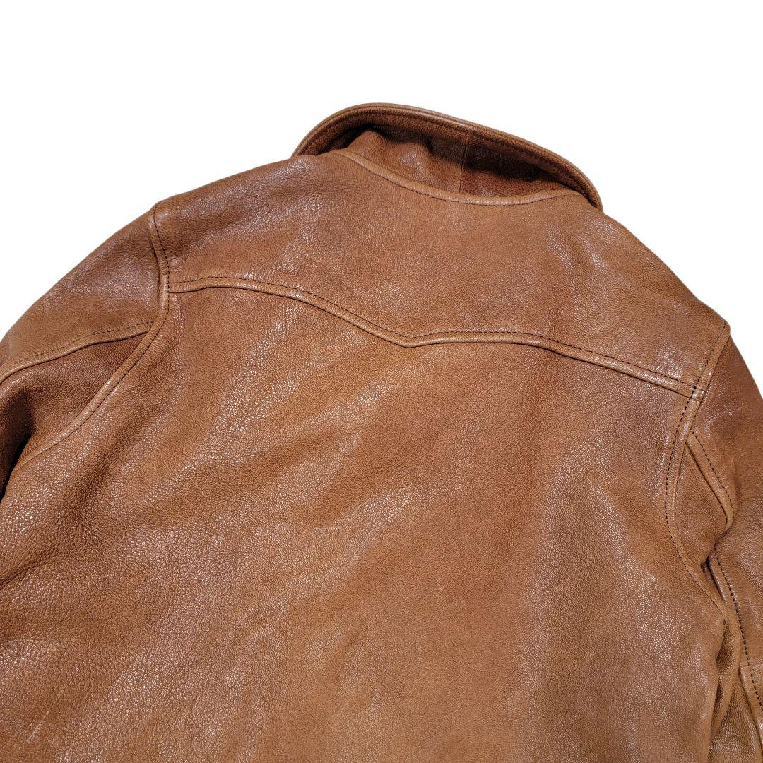 新品 20S 復刻 A-1 ゴートレザー コサックジャケット アインシュタイン