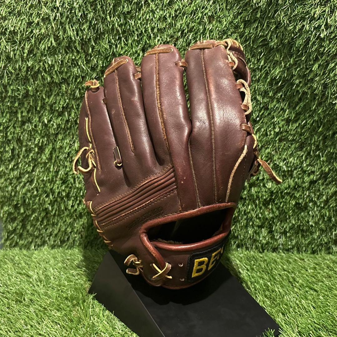 mm出品　野球グラブ　グローブ　一般軟式大人用　内野手用　ベン中畑清モデル