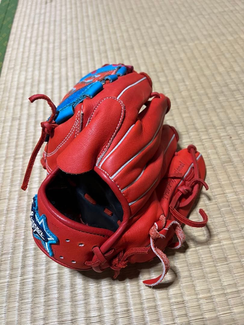 Slugger KSN JP 軟式グローブ 赤/青