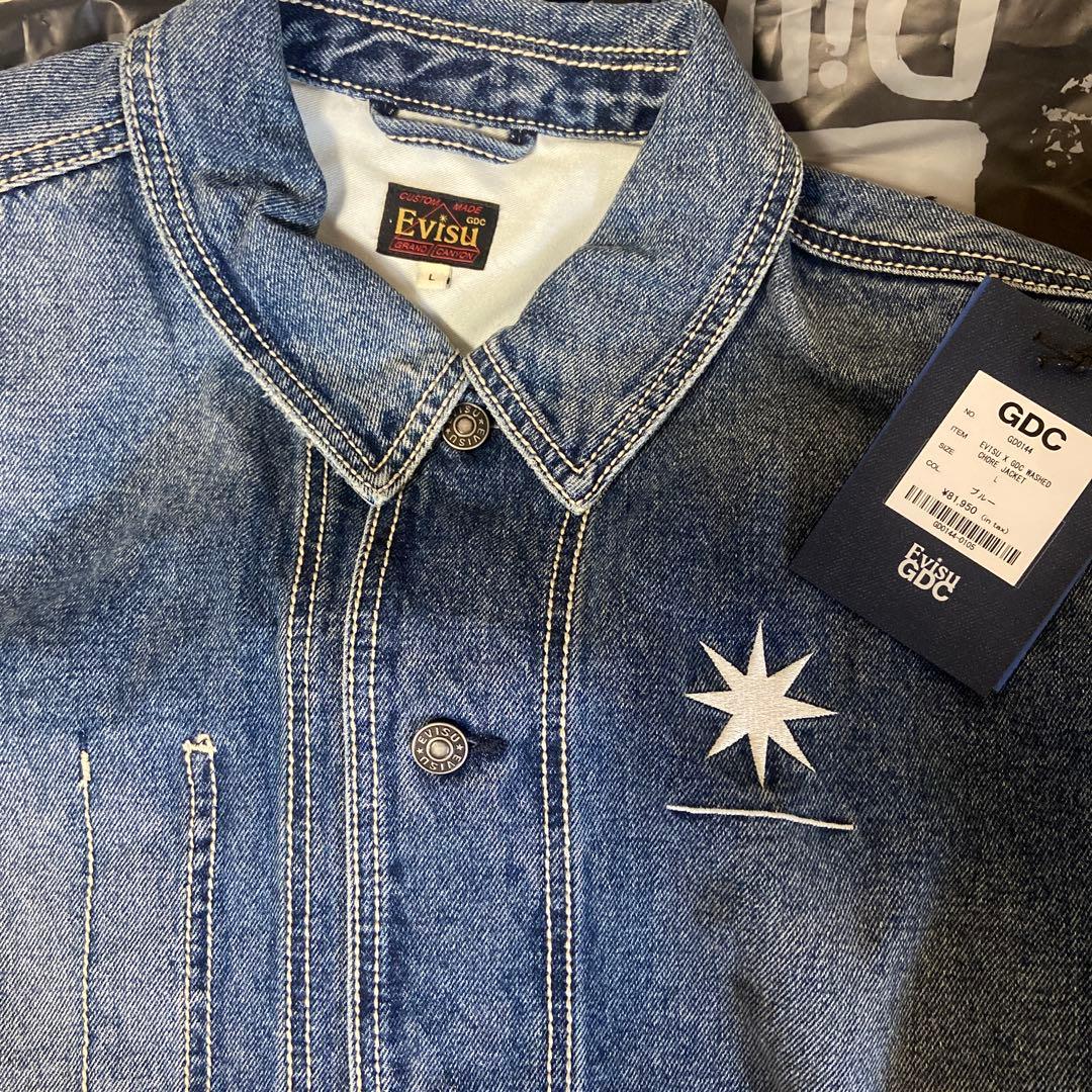 【GDC】EVISU X GDC WASHED CHORE JACKET