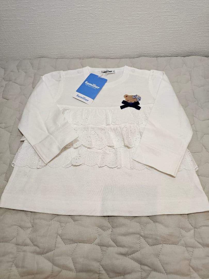 新品　ファミリア　Tシャツ　長袖　90