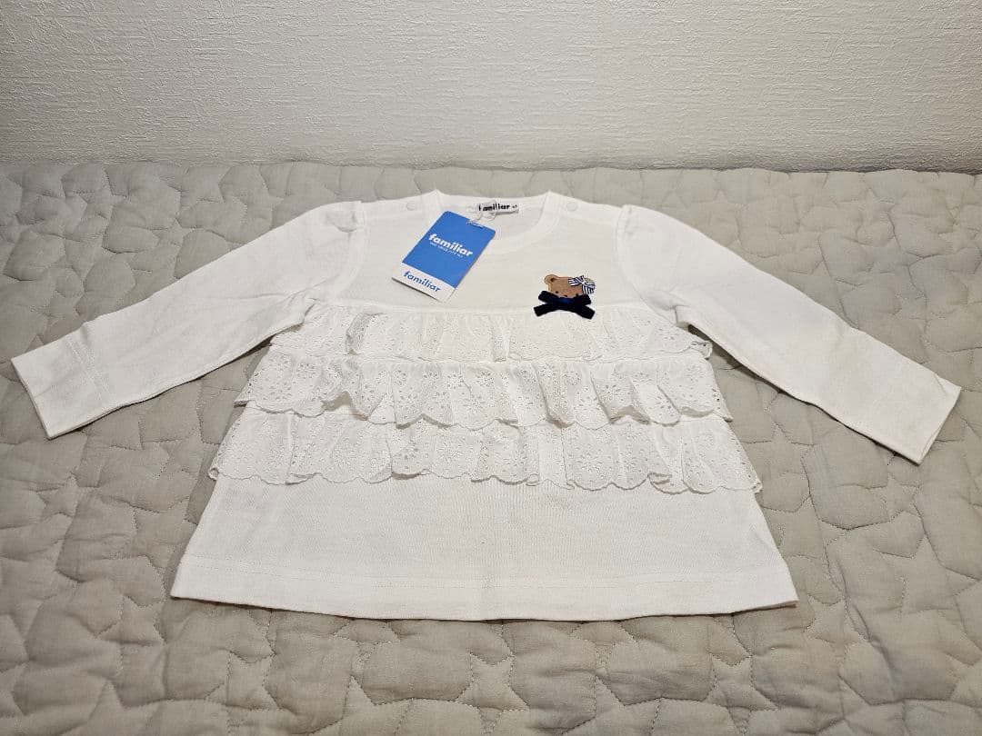 新品　ファミリア　Tシャツ　長袖　90