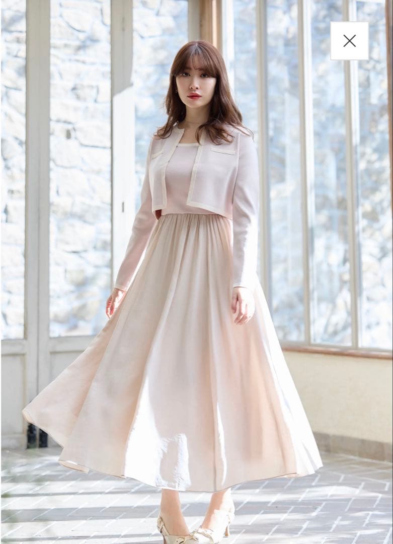 【新品】Herlipto Bicolor Knit Dress Set Sサイズ