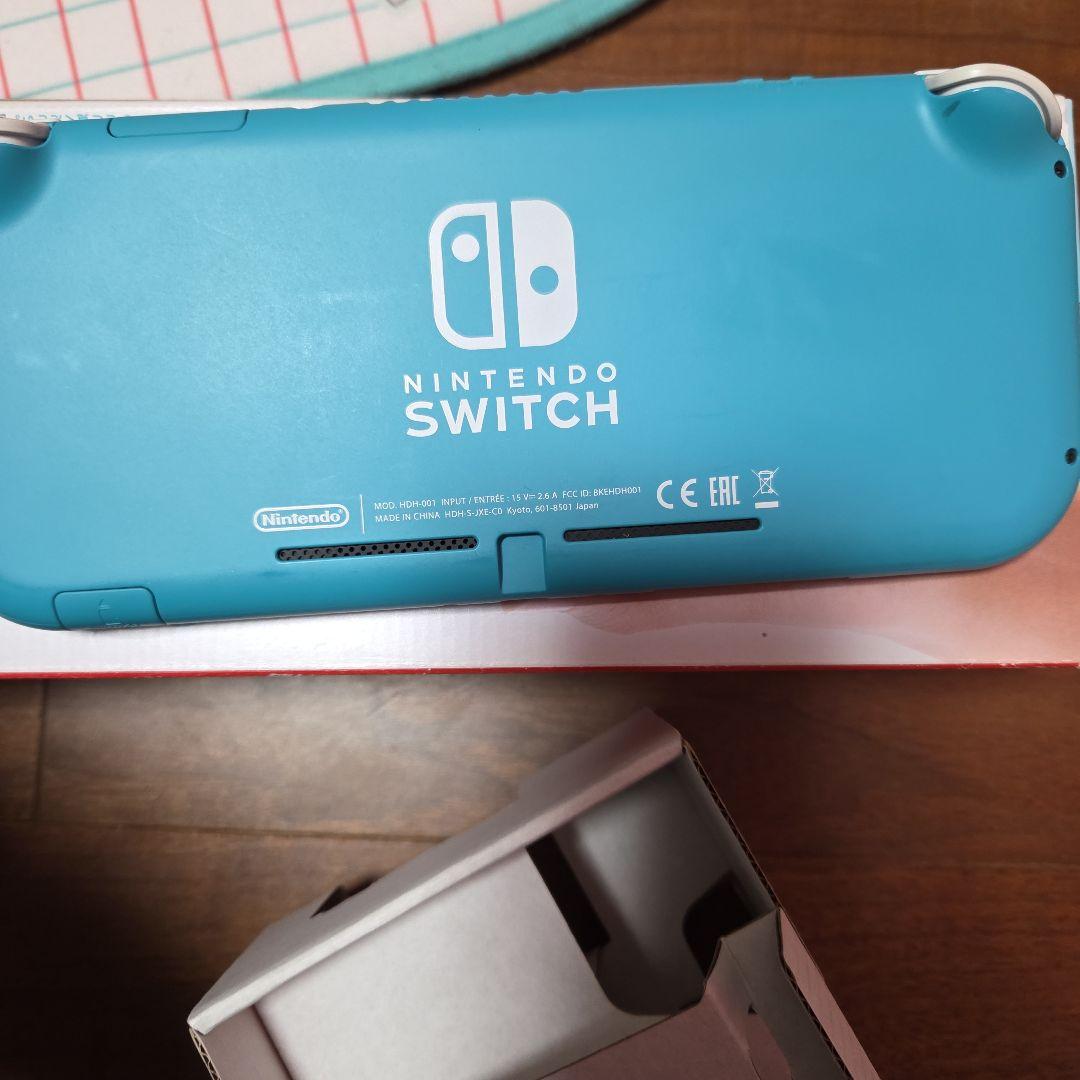 Nintendo Switch Lite ターコイズ 充電器・箱付き