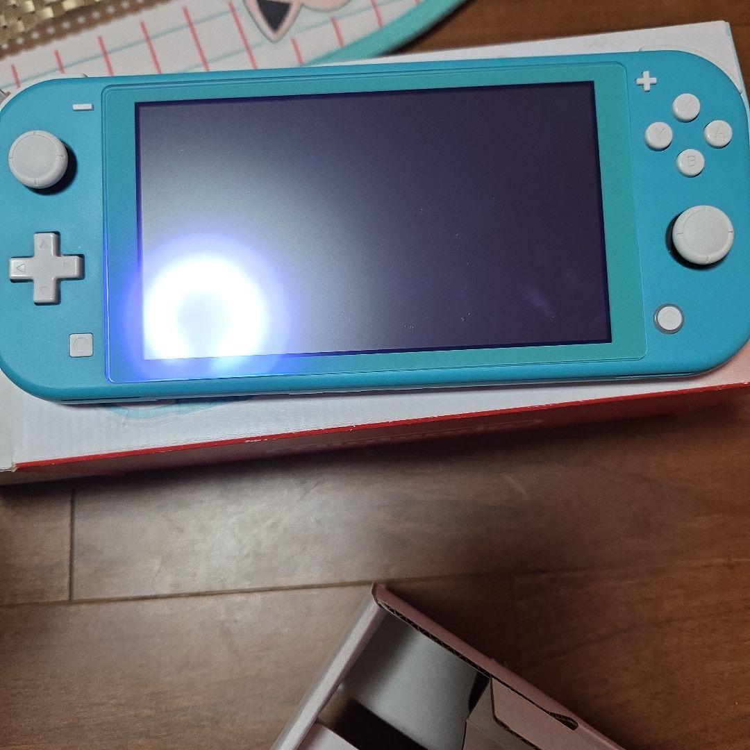 Nintendo Switch Lite ターコイズ 充電器・箱付き