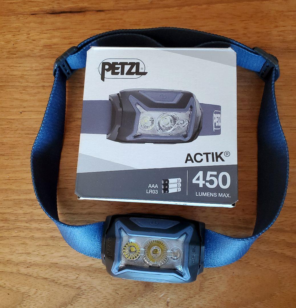 登山用ヘッドライト ペツル アクティック PETZL ACTIK