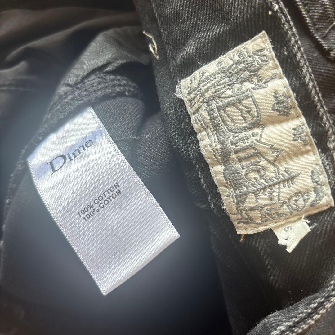 Dime ブラック バギーデニム