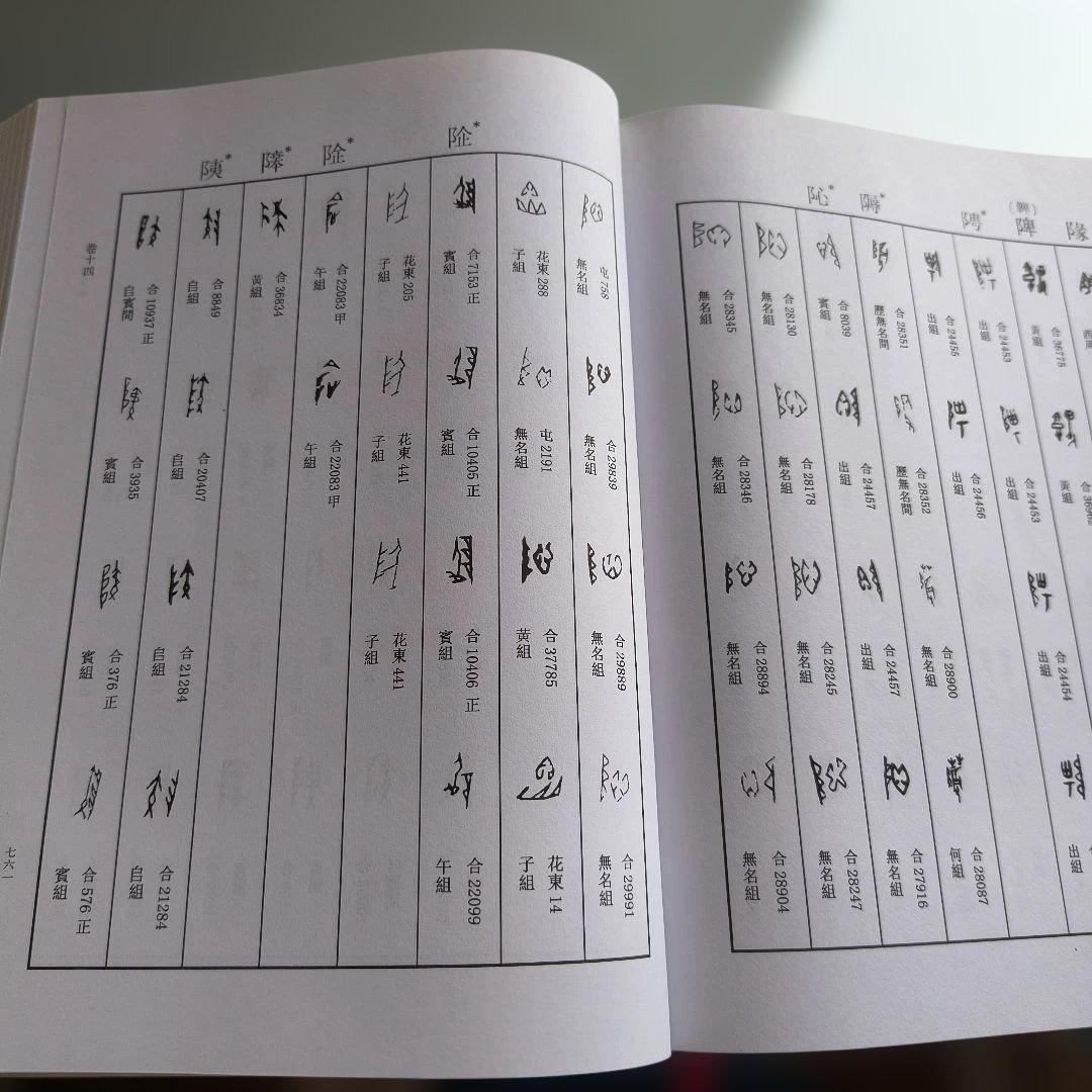 新甲骨文編