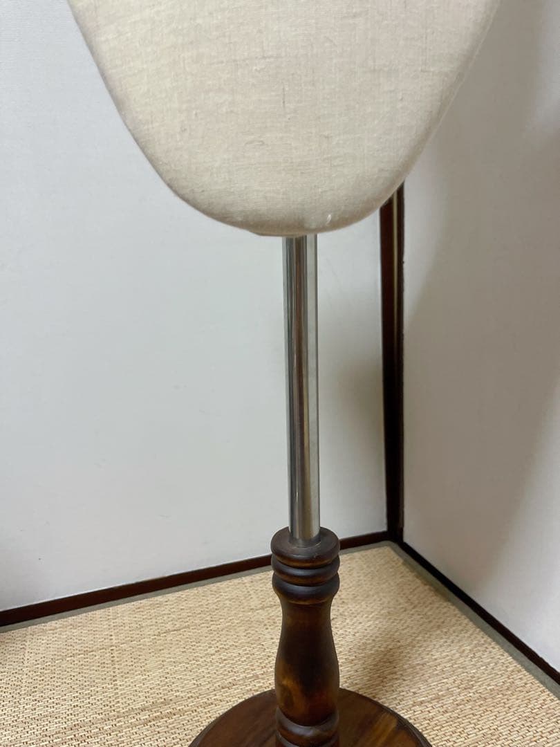 布製マネキン 木製ベース 金属スタンド